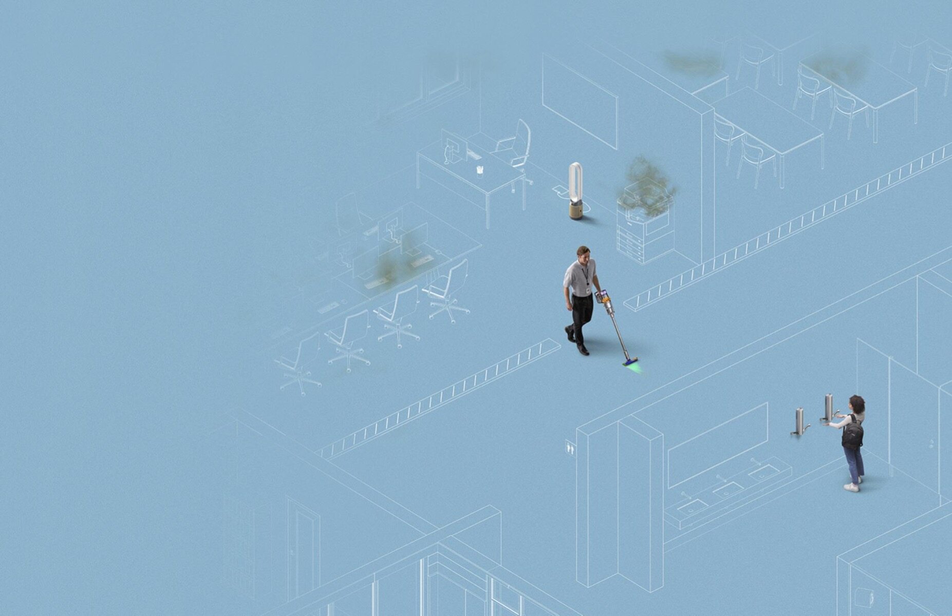 戴森科技，打造洁净卫生的教学环境。