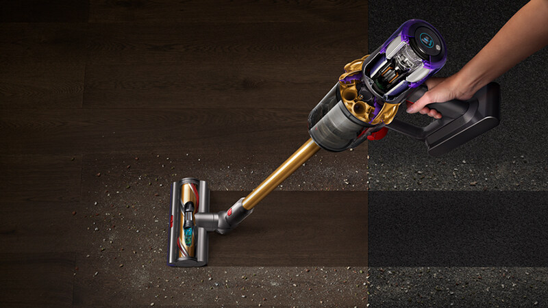 戴森无绳吸尘器强劲吸力，带来深度清洁体验。